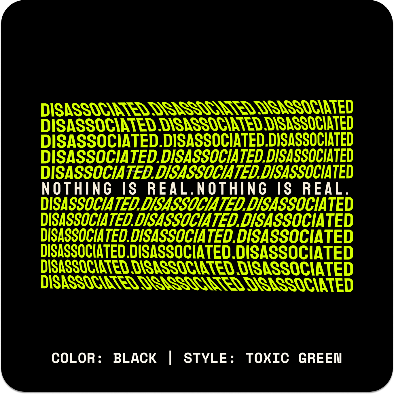 DISASSOCIATED // Standard LS // BG-Long Sleeves-Uninspired