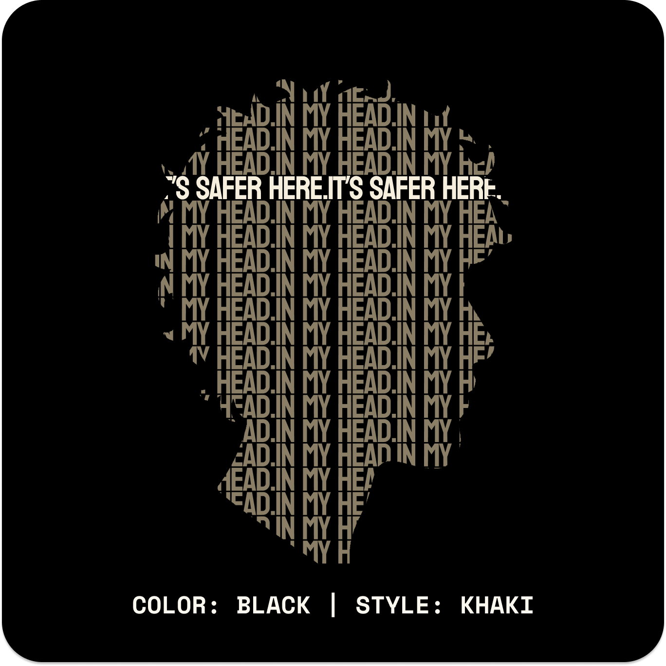 IN MY HEAD // Standard LS // BK-Long Sleeves-Uninspired