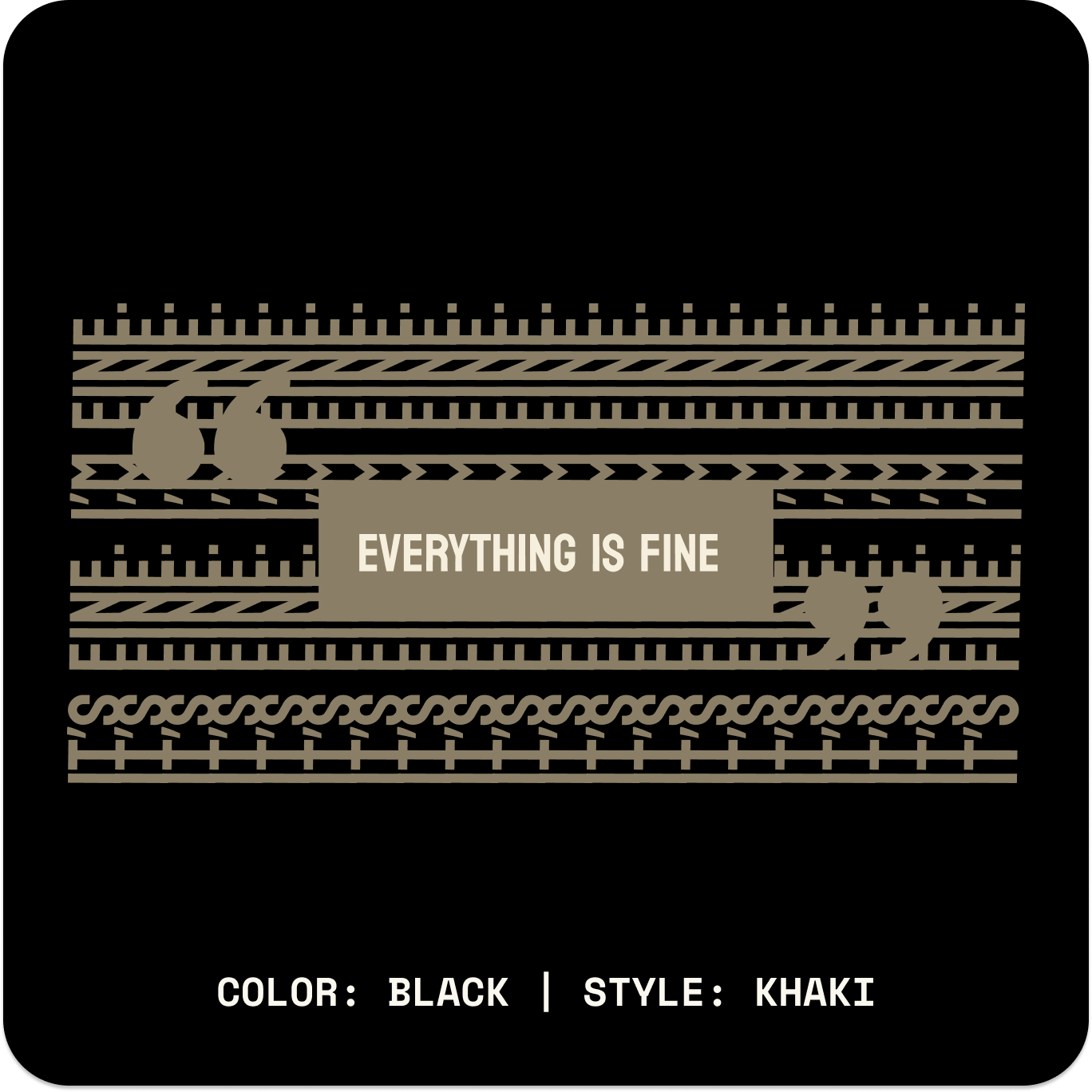 I'M FINE // Standard LS // BK-Long Sleeves-Uninspired