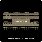 I'M FINE // Standard LS // BK-Long Sleeves-Uninspired