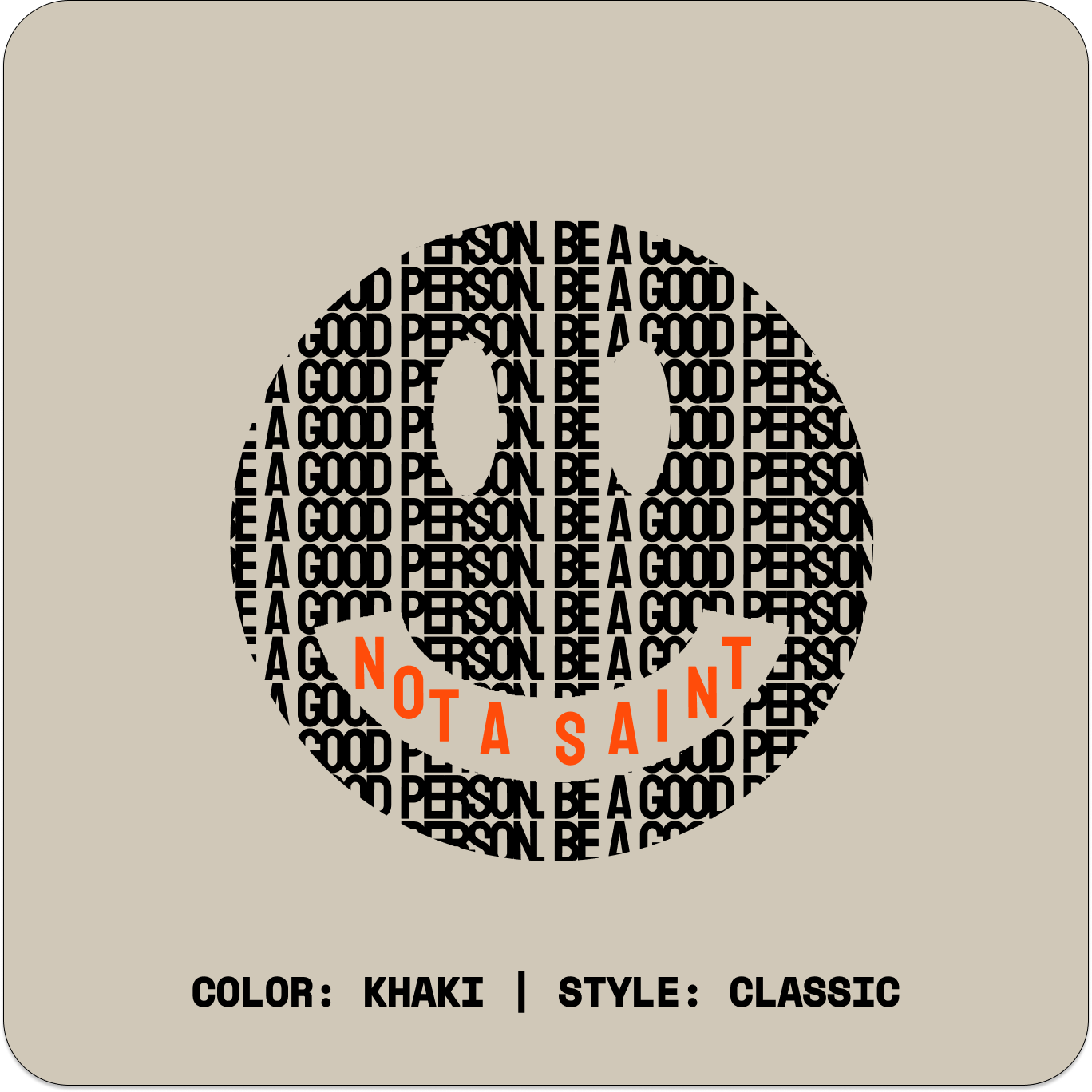 BE A GOOD PERSON // Standard Tee // KC-T-Shirts-Uninspired