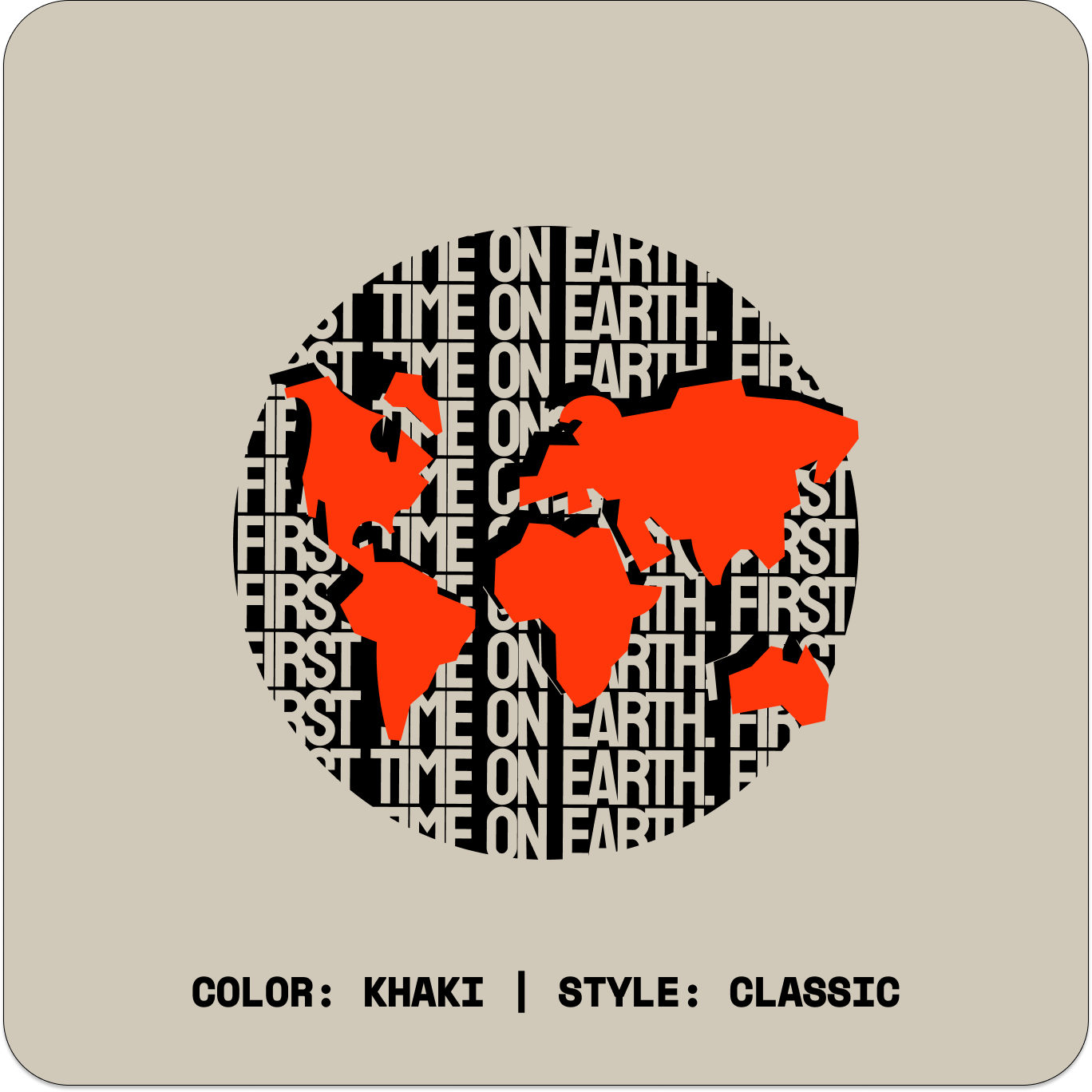 FIRST TIME ON EARTH // Standard Tee // KC-T-Shirts-Uninspired