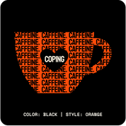 CAFFEINE & COPING // Standard LS // BO-Long Sleeves-Uninspired