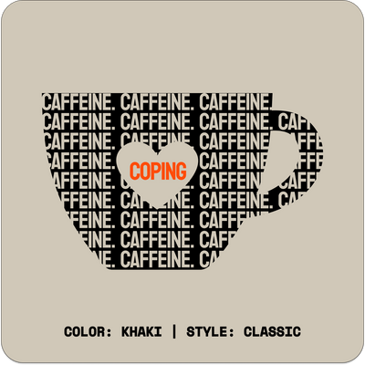 CAFFEINE & COPING // Standard Tee // KC - Image 7