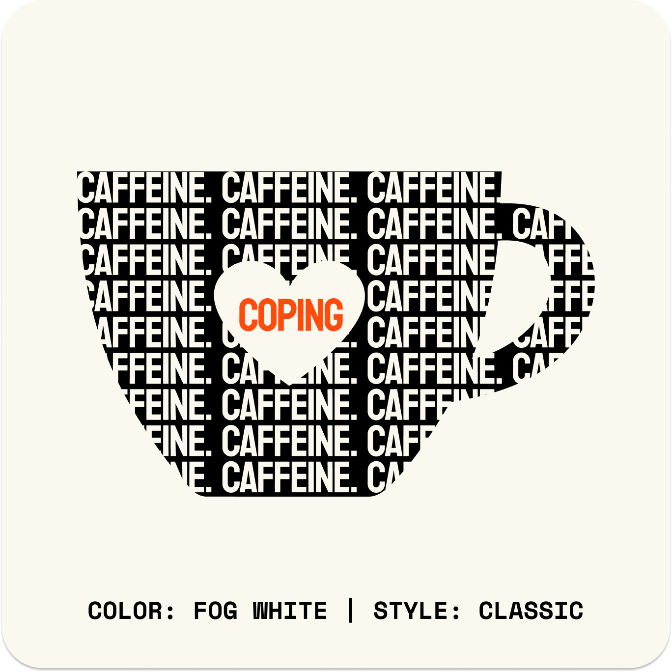 CAFFEINE & COPING // Tank // WC-Tank Tops-Uninspired