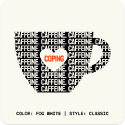 CAFFEINE & COPING // Tank // WC-Tank Tops-Uninspired