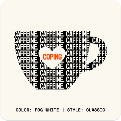 CAFFEINE & COPING // Crop Tee // WC - Image 4