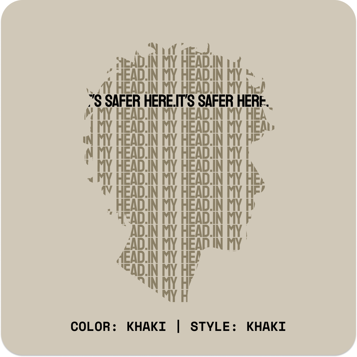 IN MY HEAD // Crew // KK-Crewnecks-Uninspired