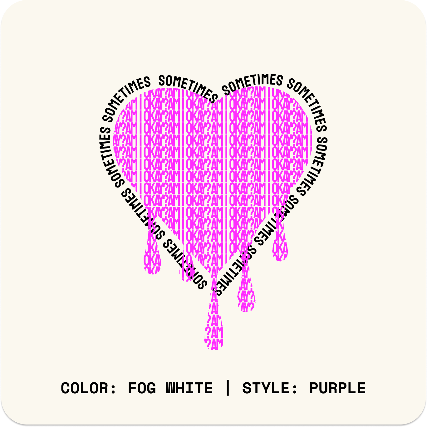 AM I OKAY? // Standard Tee // WP-T-Shirts-Uninspired