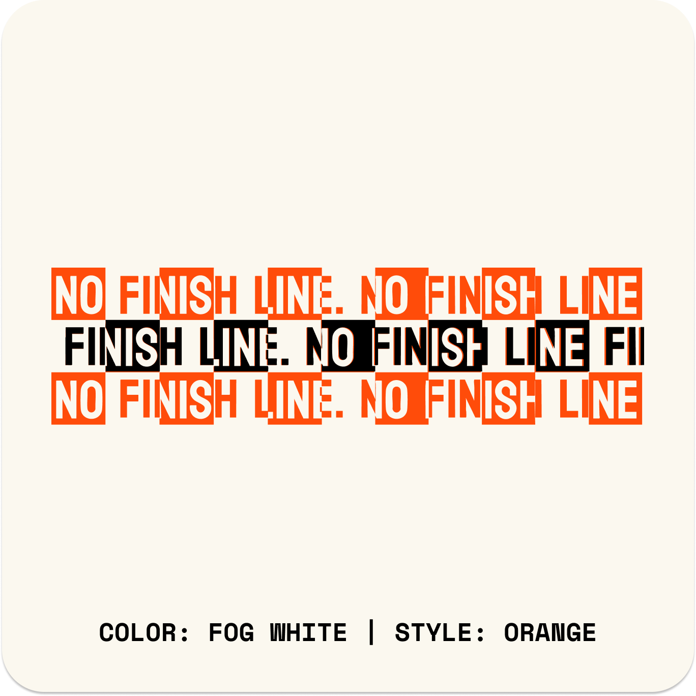 NO FINISH LINE // Standard LS // WO-Long Sleeves-Uninspired
