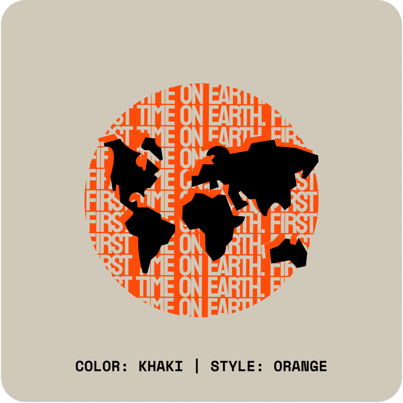 FIRST TIME ON EARTH // Standard Tee // KO-T-Shirts-Uninspired