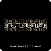 NO FINISH LINE // Standard LS // BK-Long Sleeves-Uninspired