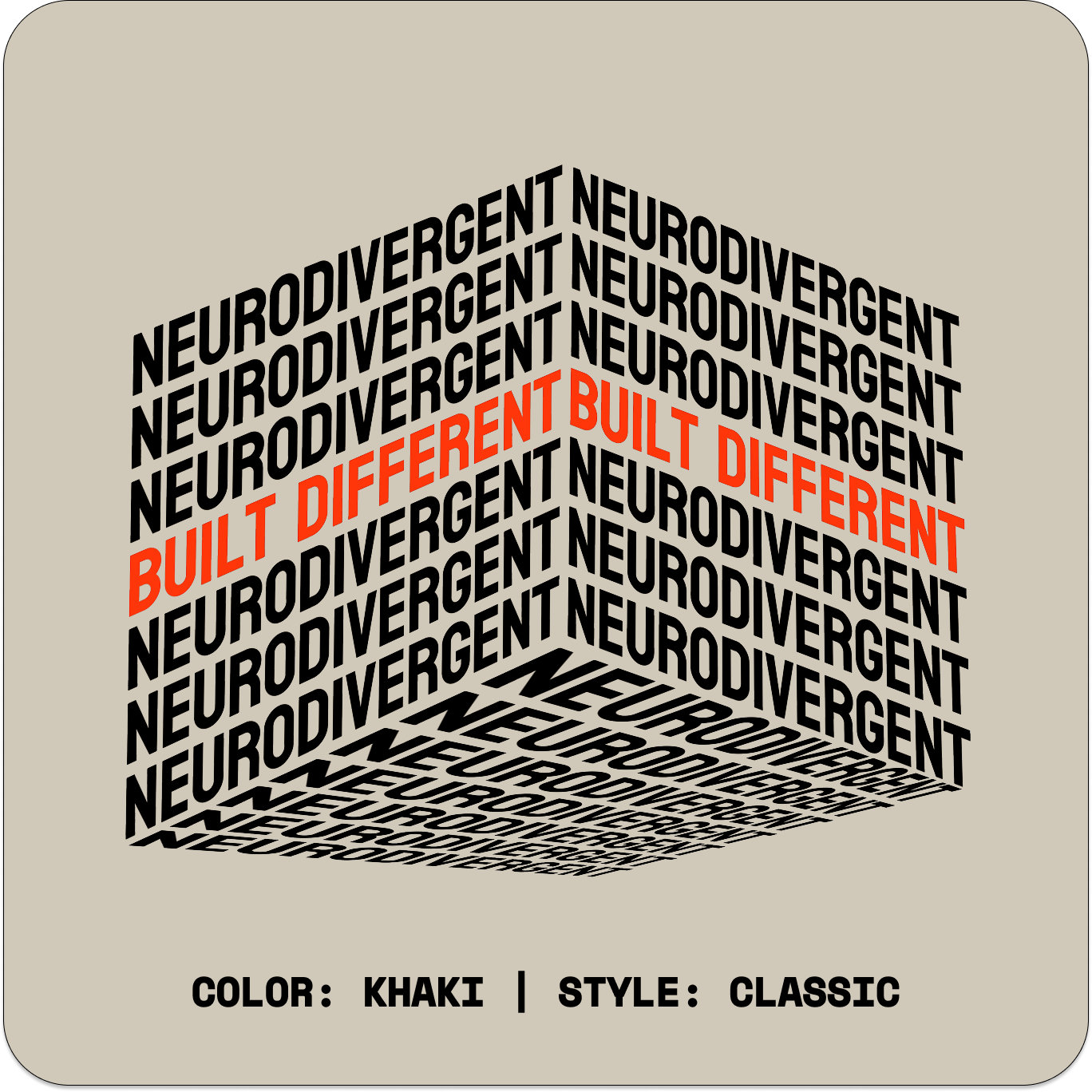 NUERODIVERGENT // Standard Tee // KC-T-Shirts-Uninspired