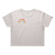 I WILL DISOWN YOU IF // Crop Tee // W